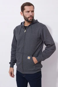 Bluza Carhartt Midweight Full Zip CIEMNY SZARY K122.026 ROZMIAR XXL