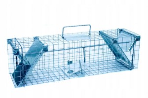 PUŁAPKA ŻYWOŁAPKA NA KUNY NORKI 65x17x20 cm